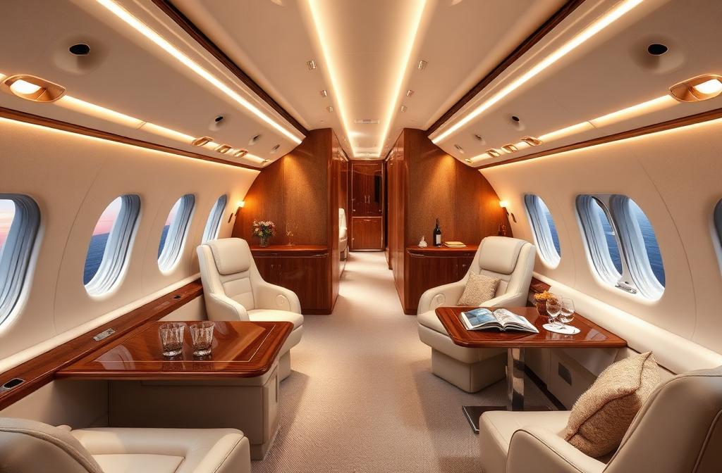 Airbus ACJ318 interior