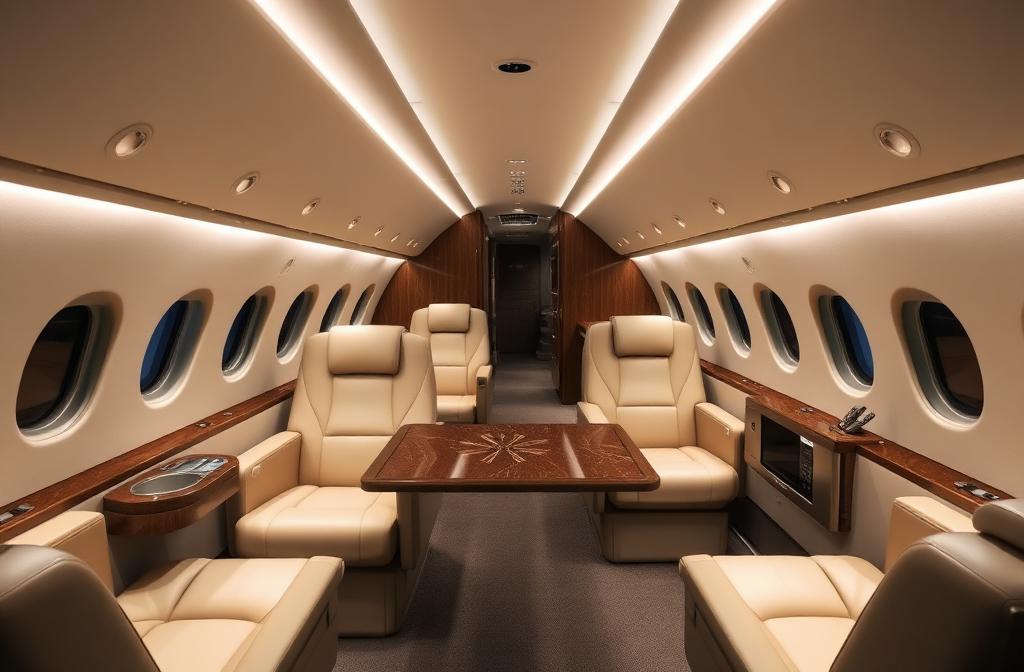Airbus ACJ319 interior