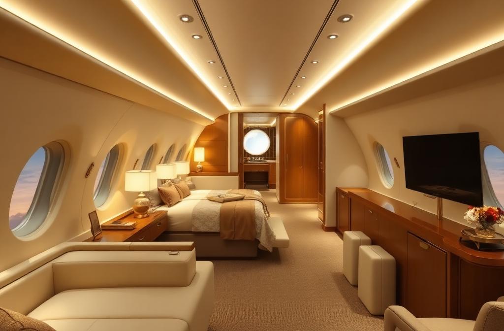 Boeing 787-8 Dreamliner interior