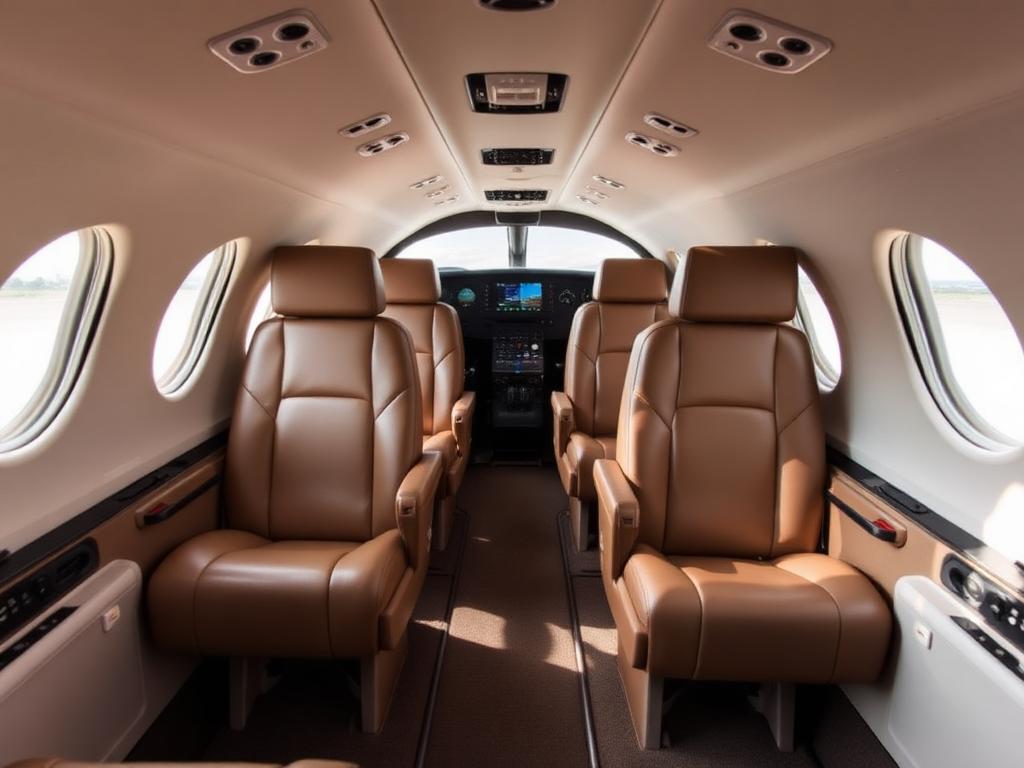 Citation CJ3 interior