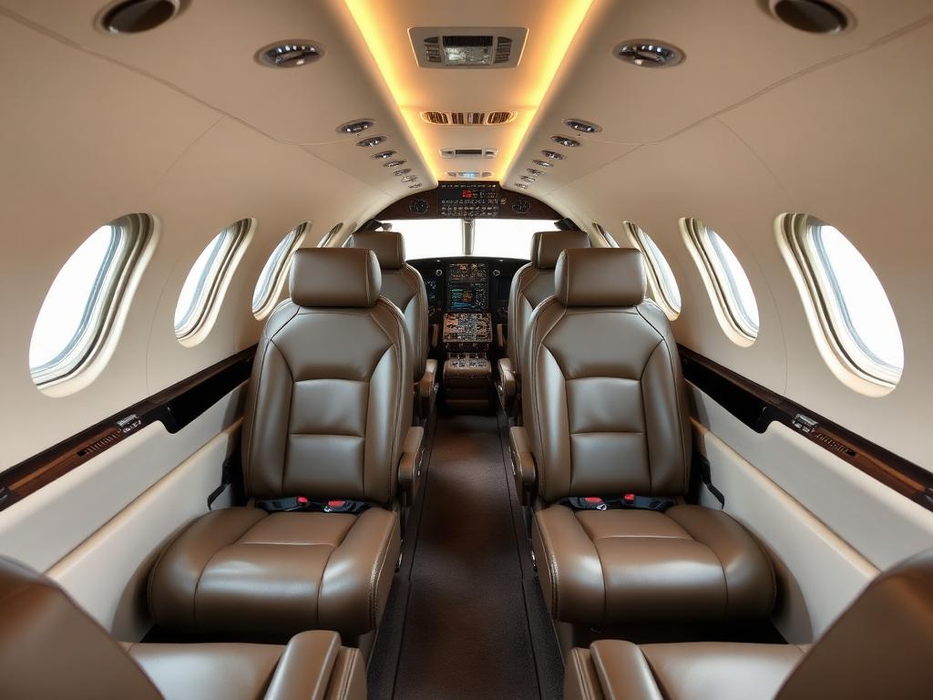 Citation CJ4 interior
