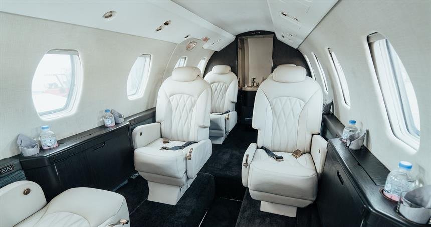 Citation VII interior