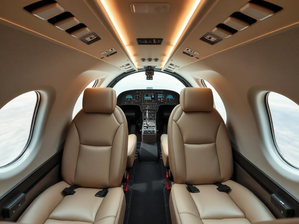 Eclipse 500 interior