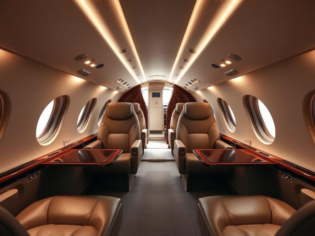 Falcon 2000 interior