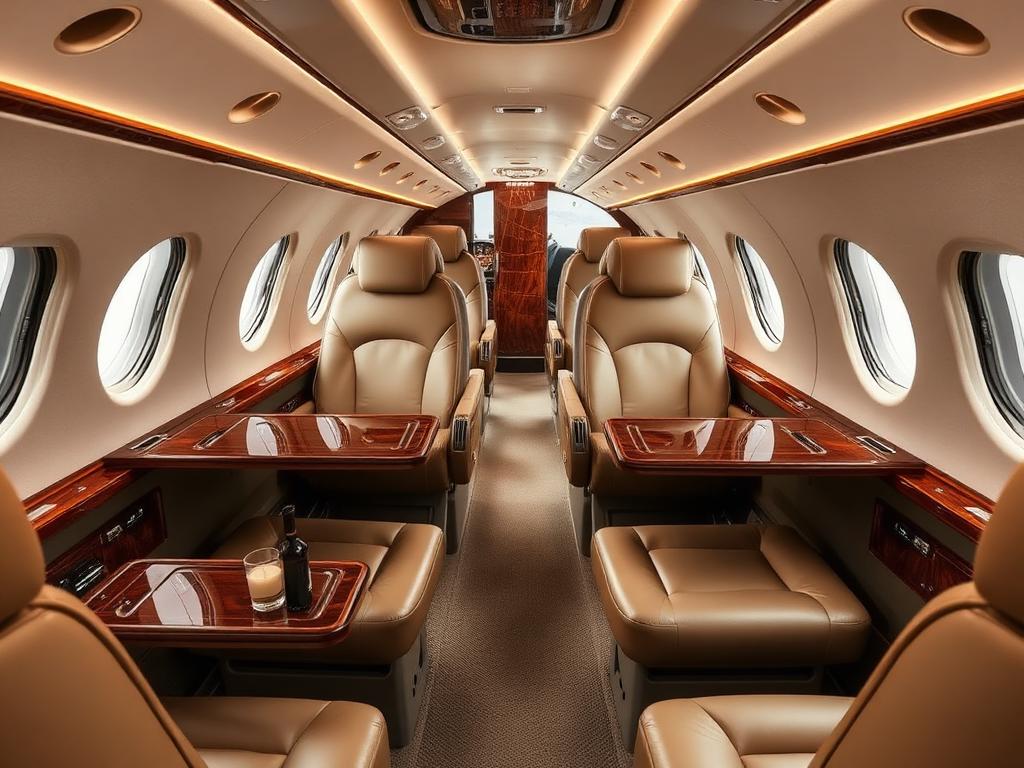 Falcon 50 interior
