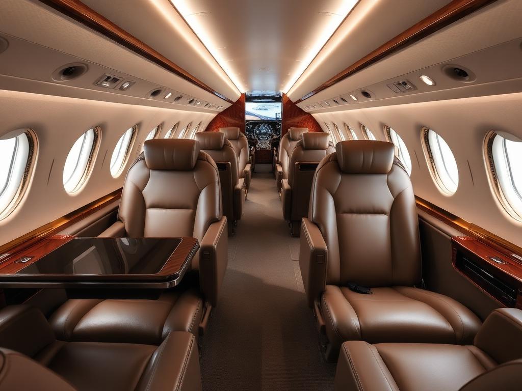 Falcon 900 interior