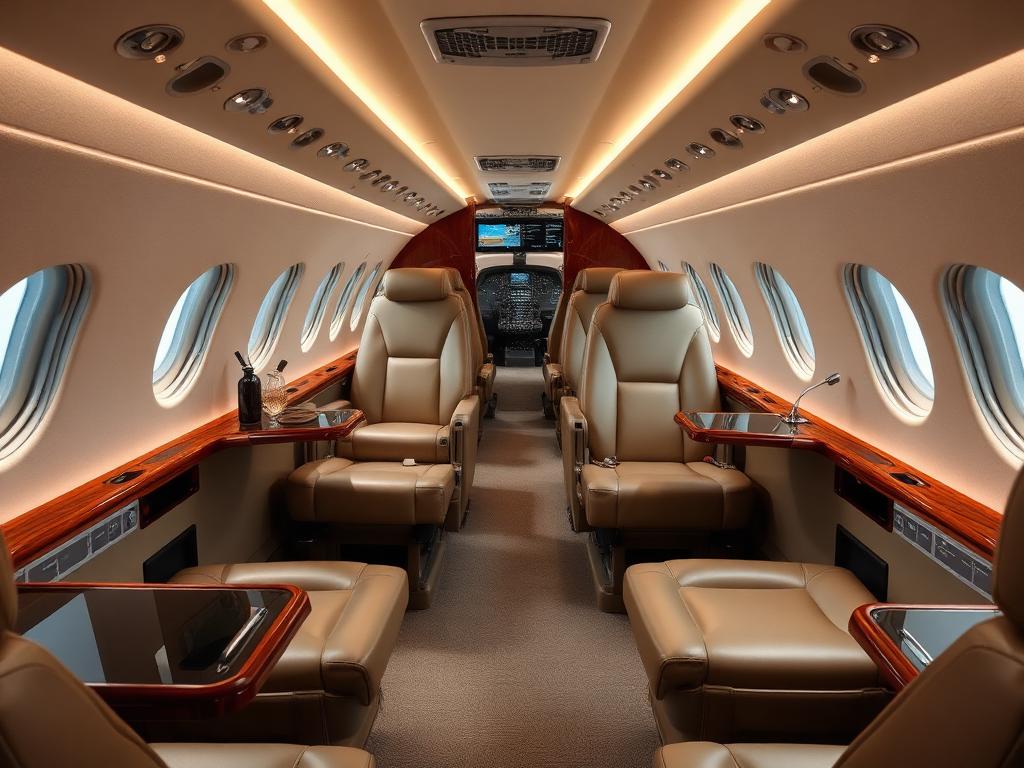 Hawker 4000 interior