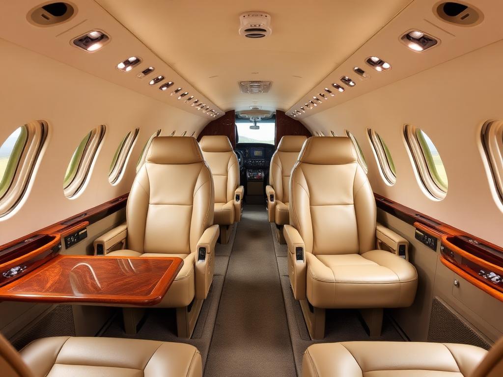 King Air 350i interior