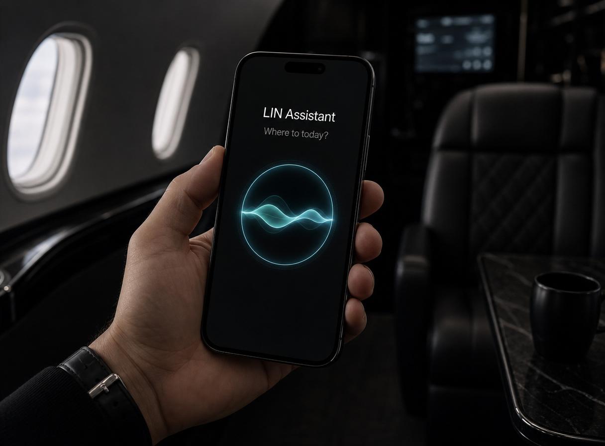 LIN AI jet concierge